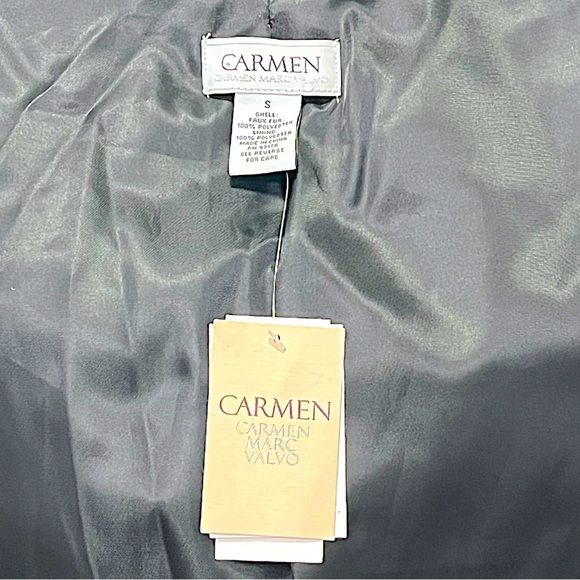 Carmen Marc Valvo Faux Fur Jacket - NWT - Picture 4 of 6